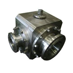 Трехходовой шаровой клапан, ASTM A182 F51, PN20, DN200