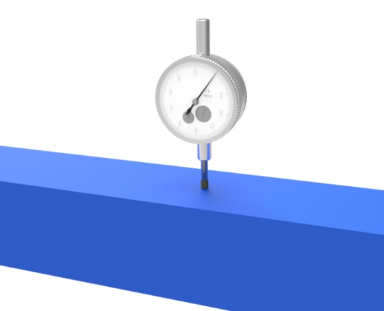 Inspect the rigidity and flatness of mounting surface Inspect the rigidity and flatness of mounting surface