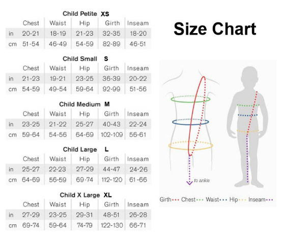 Chinese Kids Clothing Size Chart