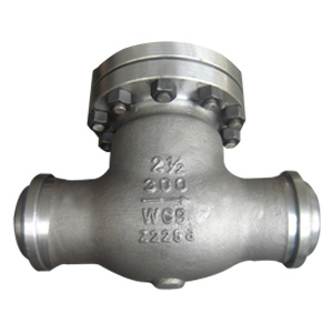 Обратный клапан с шарнирно-откидным диском из легированной стали 300 LB, DN 50 мм - DN 15 мм