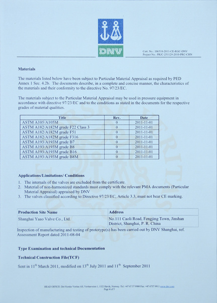 ec-type-examination-certificate-china-yaao-valve