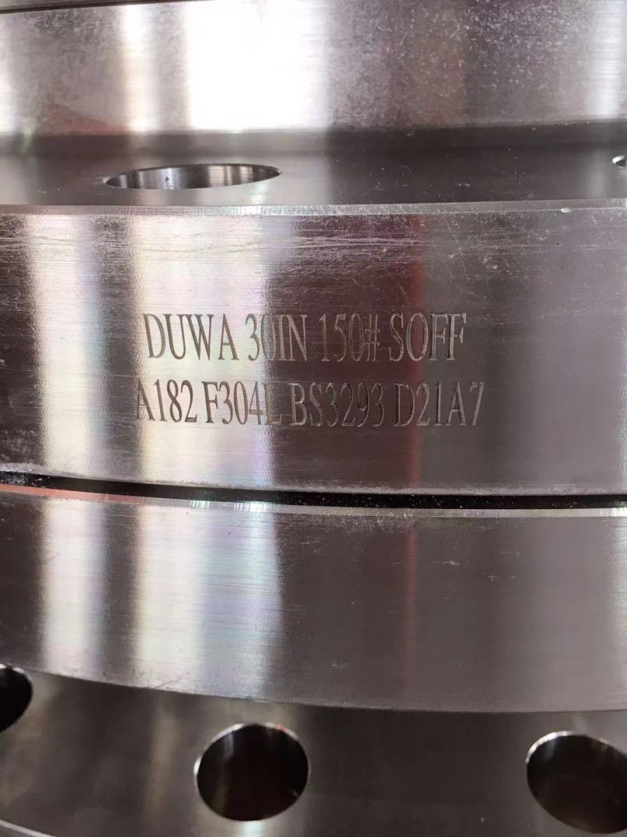 DUWA BS3293 SOFF 30inch 150# A182 F304L Flange