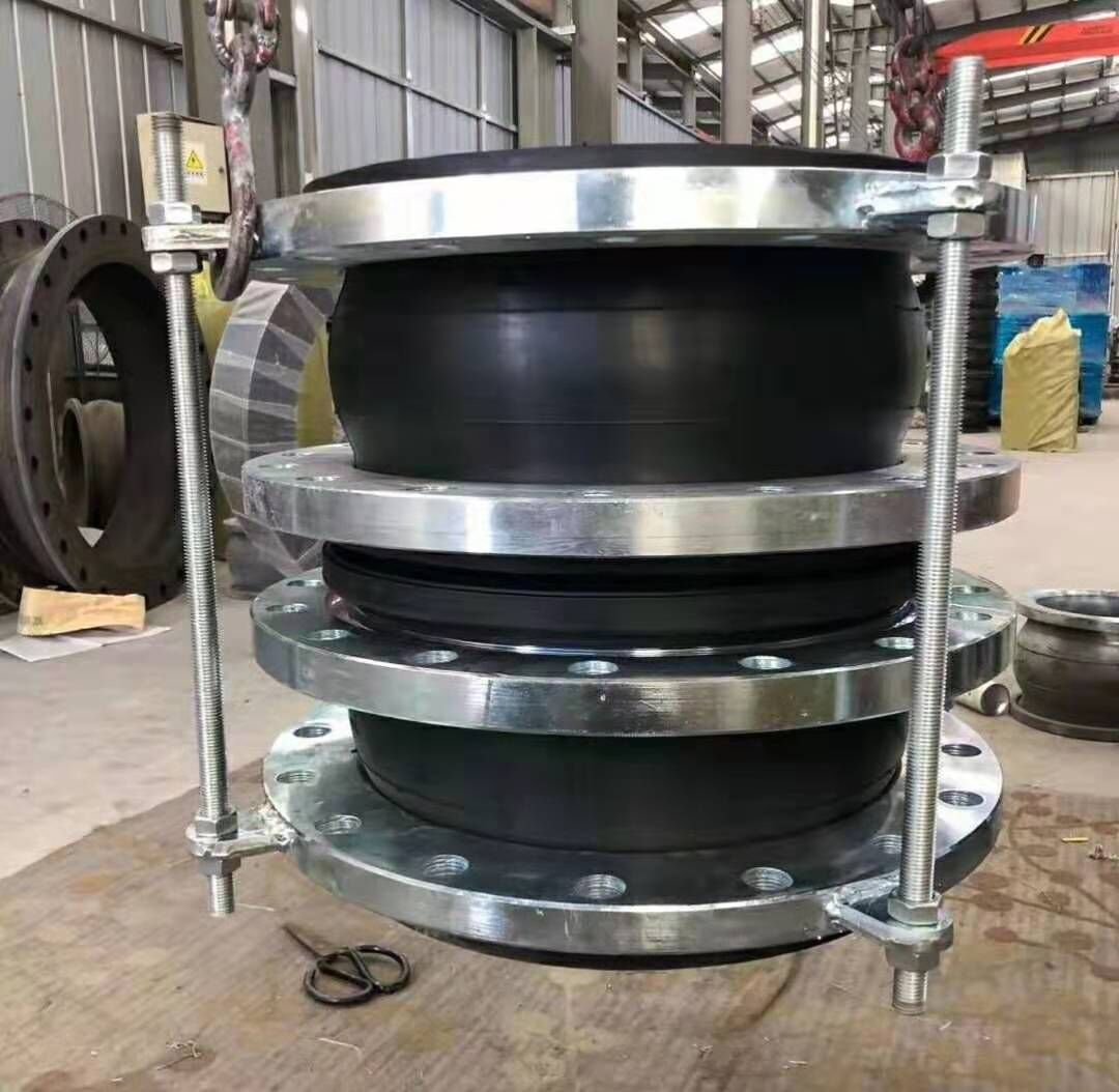 14inch corrugated expansion joint flanged connection with pipes