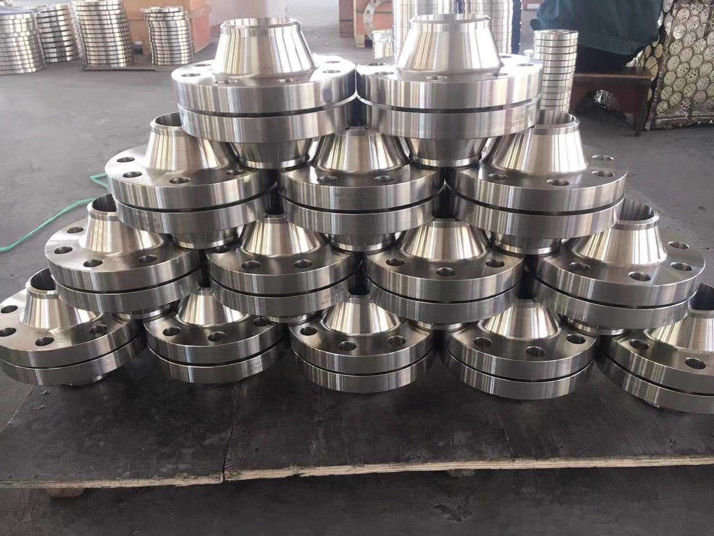 austenitic stainless steel  A182 F304 weld neck raised face CL300 ATSM B16.5 CNC machining