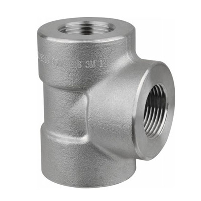 ASME B16.11 Reducer Tee, ASTM A105, CL3000