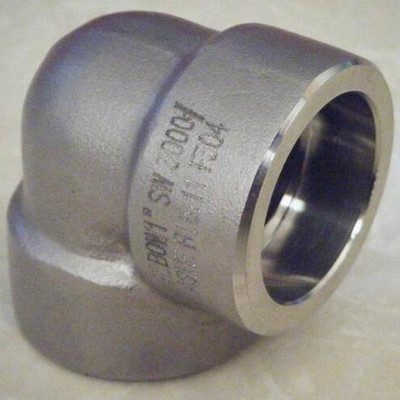 ASTM A182 F304 SW 90° Elbows, ANSI B16.11, 1/2IN, CL3000