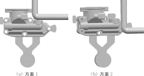 Design scheme for optimized temperature field of cooling water channel