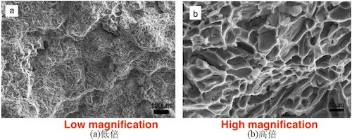 Tensile Fracture Structure of the Casting Body