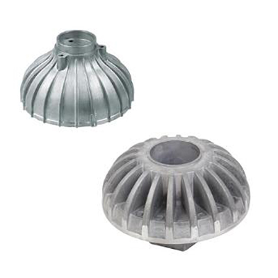 Aluminum Alloy Die Casting for LED Lights, Spray Coating