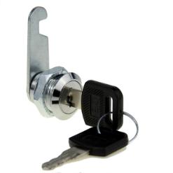 Zinc Alloy Cam Lock, Angle 90, D18/19*L16mm, Chrome-Plated Finish