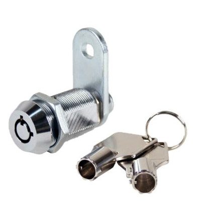 Zinc Alloy Tubular Cam Lock, Cylinder Diameter 3/4 Inch, Two Keys