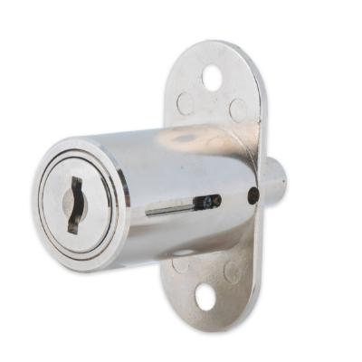 Zinc Plunger Lock, Die Casting, 2 Keys, KA or KD, Bolt Throw 9/16IN