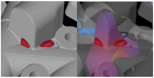 Hot joint risk area 1 (product 1) predicted by Zhizhu Chaoyun simulation