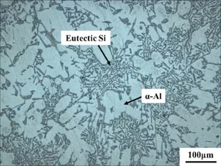 Gravity casting microstructure of ADC12 aluminum alloys
