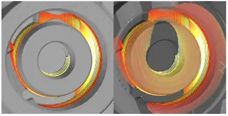 Hot joint risk area 2 (product 1) predicted by Zhizhu Chaoyun simulation