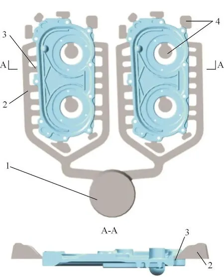 Mold flow software analysis view