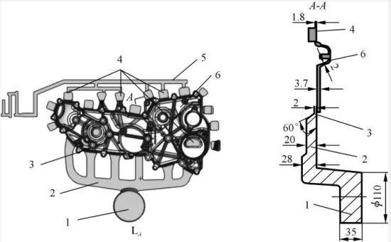 Casting Systems and Overflow Systems for Front Cover Castings