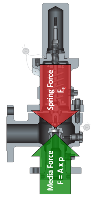 conventional spring-operated safety valve​