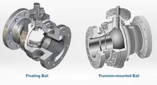 The Difference Between The Floating Ball Valve And The Trunnion-mounted Ball Valve