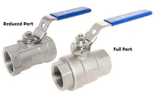 Differences Between Full Port Ball Valves VS Reduced Port Ball Valves Differences Between Full Port Ball Valves VS Reduced Port Ball Valves