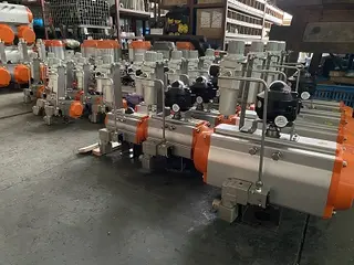 Export Excellent Quality of Pneumatic Actuators to SA (South Africa).