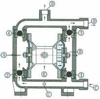 Structure of Engineering Plastic Diaphragm Pump Diaphragm Pump Structure of Engineering Plastic Diaphragm Pump Diaphragm Pump
