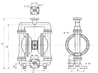 QBY Pneumatic Air opreated Diaphragm Pumps