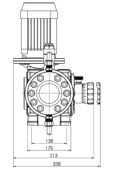 fluid-metering-pump-ptfe-diaphragm-10-480lph-10-200bar-0-75kw-drawing-2