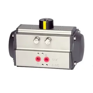 AT Type Pneumatic Rotary Rack & Pinion Actuator, Spring Return Actuator