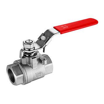 2000 PSI Two-Piece PTFE/RPTFE/PPL Seat Cast Floating Ball Valve