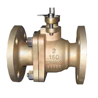 Aluminium Bronze C95800 Flanged Ball Valve, Class150 LB, 2 Inch