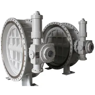 Accumulator Hydraulic Control Butterfly Valve, DN1600