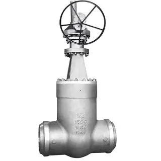 Pressure Seal Gate Valve, Class 1500LB, BW RF RTJ End