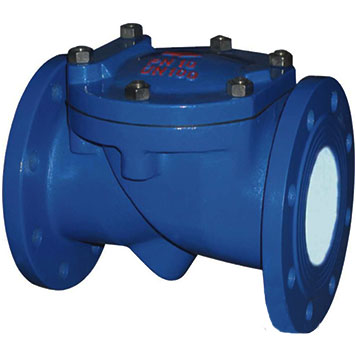 SFCV Rubber Flapper Swing Check Valve, Cast iron, Ductile iron, WCB