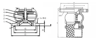 Foot Valve Drawing