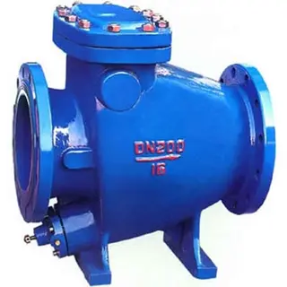 HH44 Non Slam Swing Check Valve with Counterweight arm, Cast iron, Ductile iron, WCB