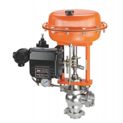 Pneumatic sanitary control Regulator, 304 316L