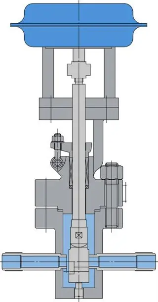 T966Y Feed Water Electric Control Valve, ASTM A105