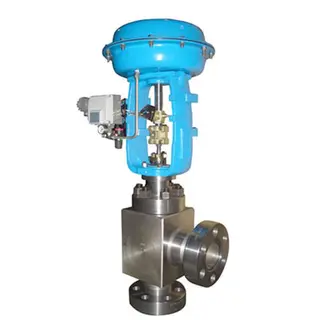 ZMAS Pneumatic Angle Type High Pressure Regulating Valve, Class 150-1500 LB