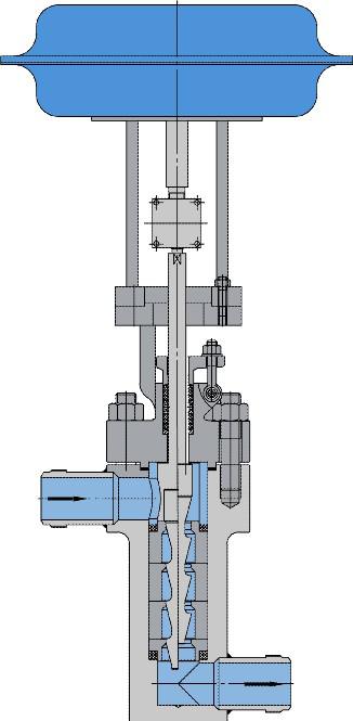 T961Y Feed Water Control Valve, ASTM A105, SS304/20Cr13