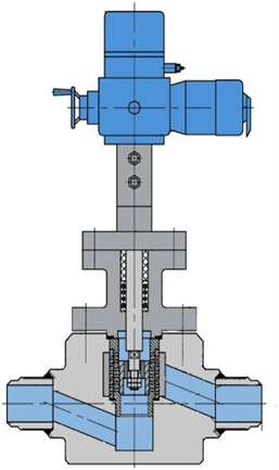 T968Y Feed Water Control Valve Structure