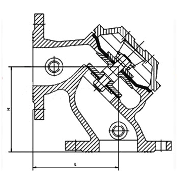 100A Angle Float Control Valve Structure