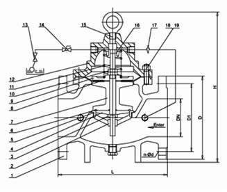 100X Float Water Level Control Valve Main Parts