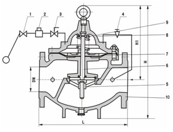 106X Solenoid Control Float & Lever Valve Structure