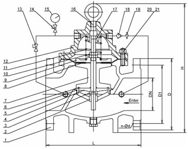 300X Non-Surge Check Valve Structure