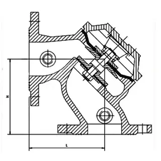 100A Angle Float Control Valve Structure