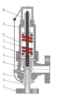 A41H Spring Loaded Safety Valve, 150-900LB, PN16-PN320