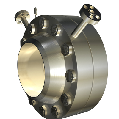 8in 300lb SCH40 weld neck RF orifice flange  A105N ASME B16.36