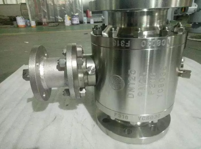 Baltic delivered stainless DIN ball valves to a European customer