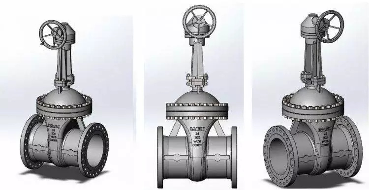 Baltic produced big size & high class gate valves to a UK customer